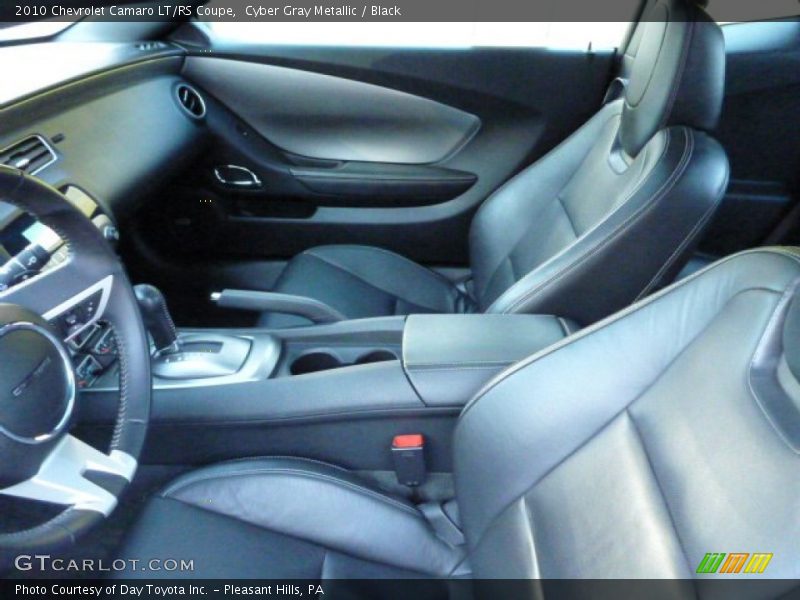 Cyber Gray Metallic / Black 2010 Chevrolet Camaro LT/RS Coupe
