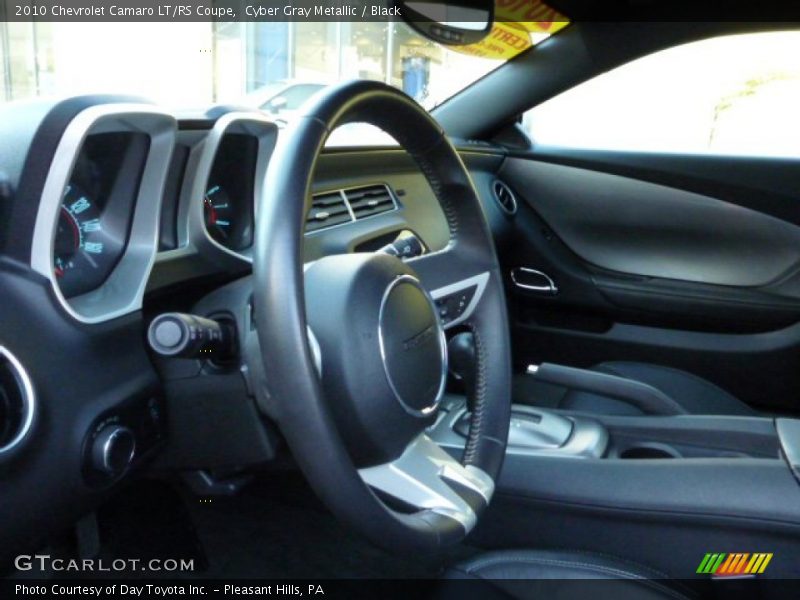 Cyber Gray Metallic / Black 2010 Chevrolet Camaro LT/RS Coupe
