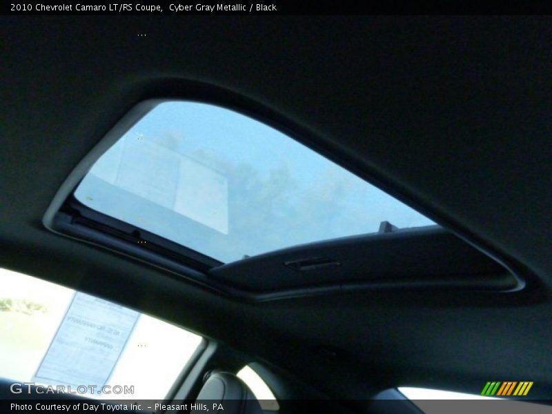 Cyber Gray Metallic / Black 2010 Chevrolet Camaro LT/RS Coupe