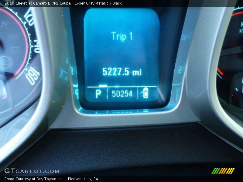 Cyber Gray Metallic / Black 2010 Chevrolet Camaro LT/RS Coupe