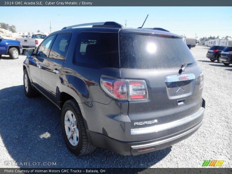 Cyber Gray Metallic / Ebony 2014 GMC Acadia SLE