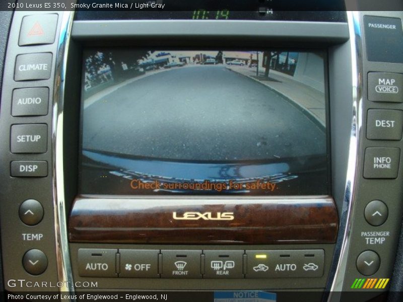 Smoky Granite Mica / Light Gray 2010 Lexus ES 350