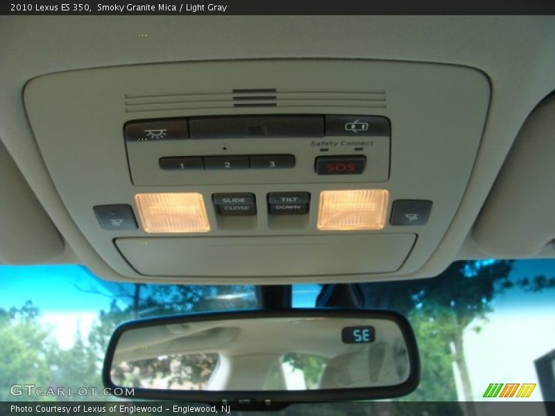 Smoky Granite Mica / Light Gray 2010 Lexus ES 350