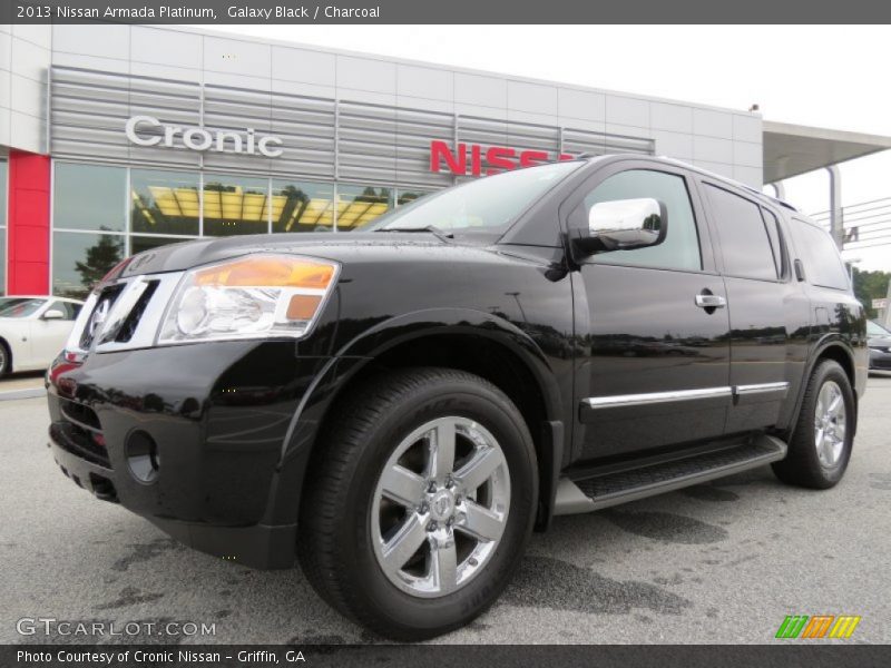 Galaxy Black / Charcoal 2013 Nissan Armada Platinum