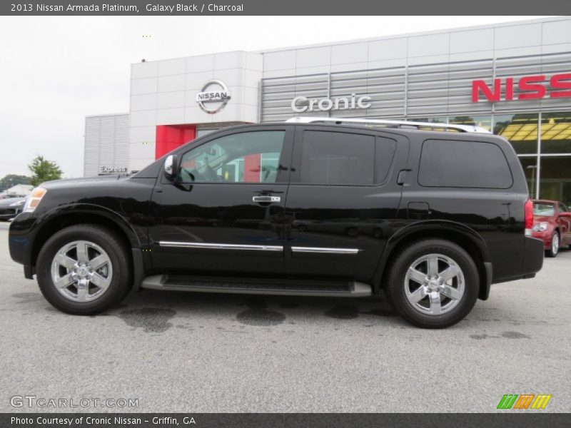 Galaxy Black / Charcoal 2013 Nissan Armada Platinum