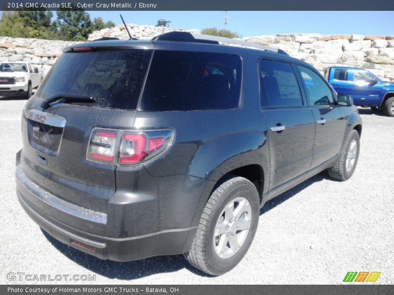Cyber Gray Metallic / Ebony 2014 GMC Acadia SLE