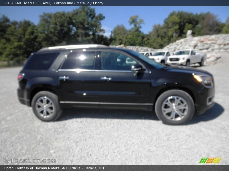 Carbon Black Metallic / Ebony 2014 GMC Acadia SLT AWD