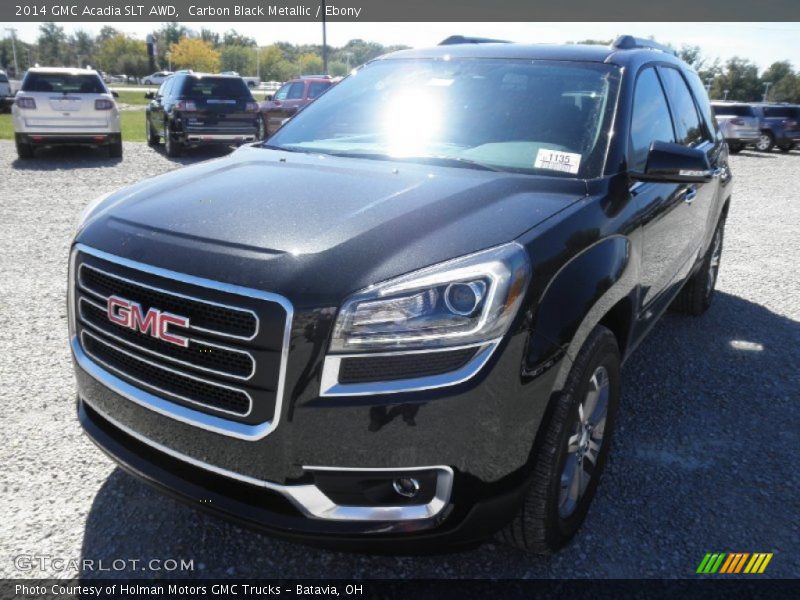 Carbon Black Metallic / Ebony 2014 GMC Acadia SLT AWD