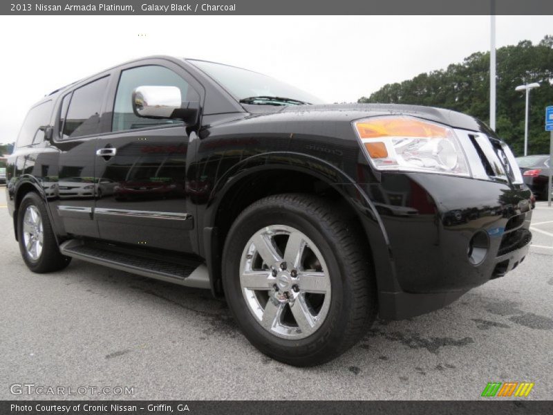 Galaxy Black / Charcoal 2013 Nissan Armada Platinum