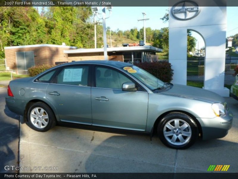 Titanium Green Metallic / Shale 2007 Ford Five Hundred SEL