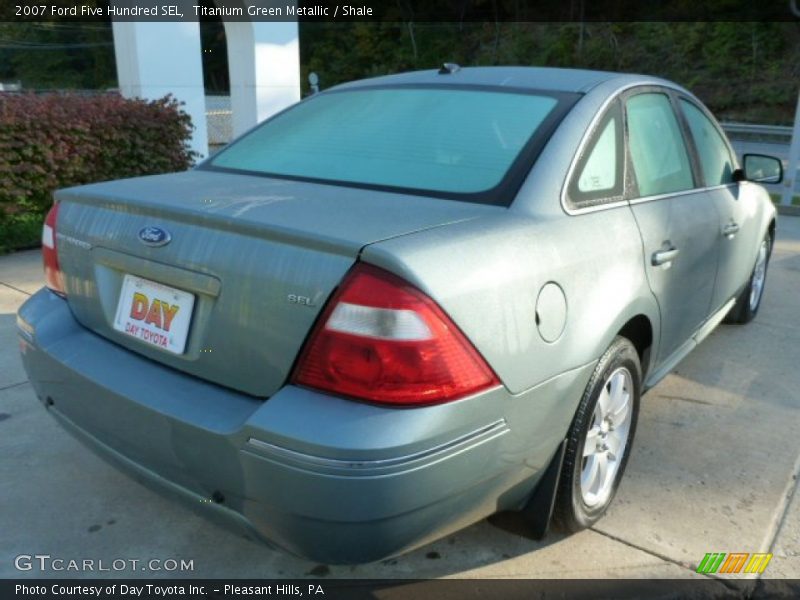 Titanium Green Metallic / Shale 2007 Ford Five Hundred SEL
