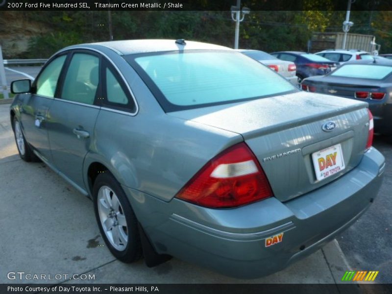 Titanium Green Metallic / Shale 2007 Ford Five Hundred SEL