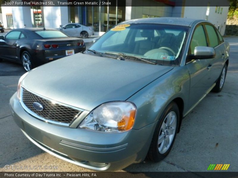 Titanium Green Metallic / Shale 2007 Ford Five Hundred SEL