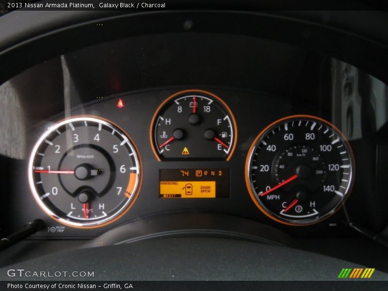 Galaxy Black / Charcoal 2013 Nissan Armada Platinum