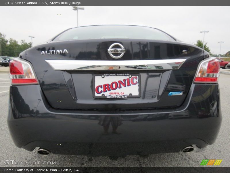 Storm Blue / Beige 2014 Nissan Altima 2.5 S