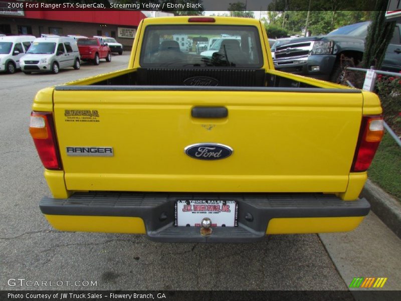 Screaming Yellow / Ebony Black 2006 Ford Ranger STX SuperCab