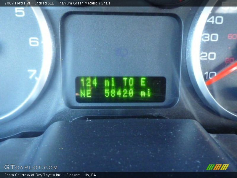 Titanium Green Metallic / Shale 2007 Ford Five Hundred SEL