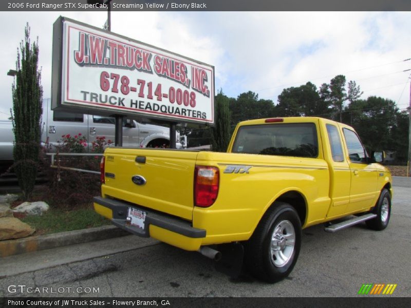 Screaming Yellow / Ebony Black 2006 Ford Ranger STX SuperCab