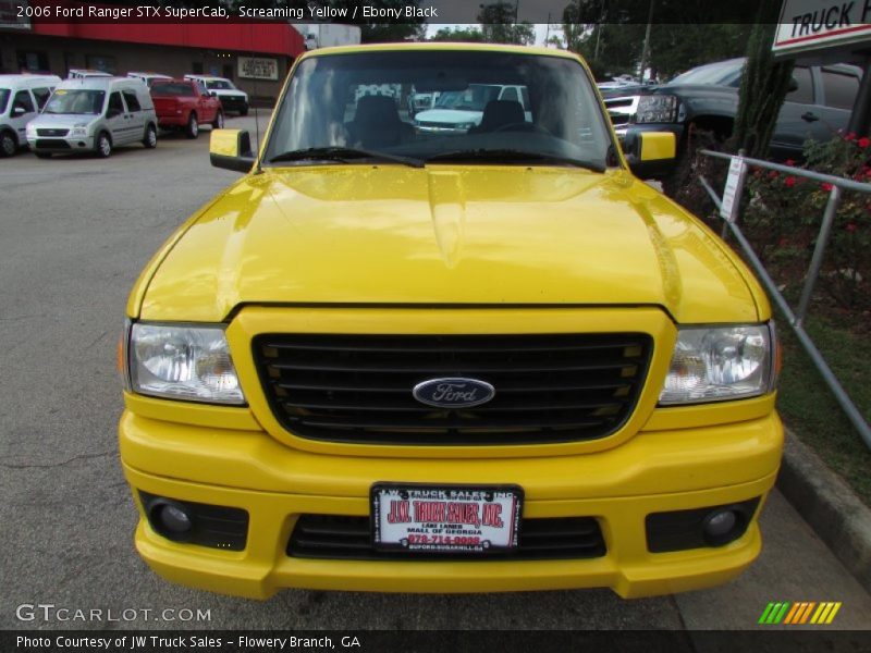 Screaming Yellow / Ebony Black 2006 Ford Ranger STX SuperCab