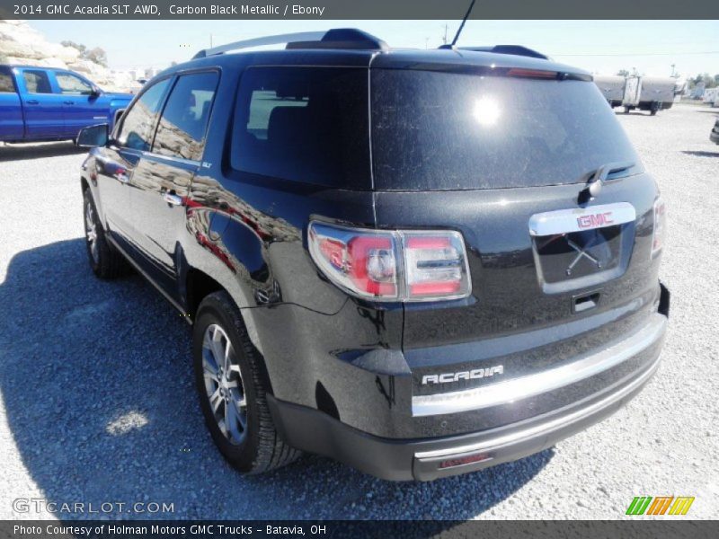 Carbon Black Metallic / Ebony 2014 GMC Acadia SLT AWD