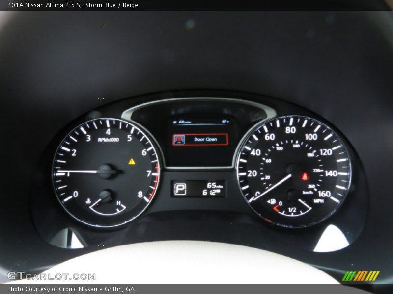 Storm Blue / Beige 2014 Nissan Altima 2.5 S