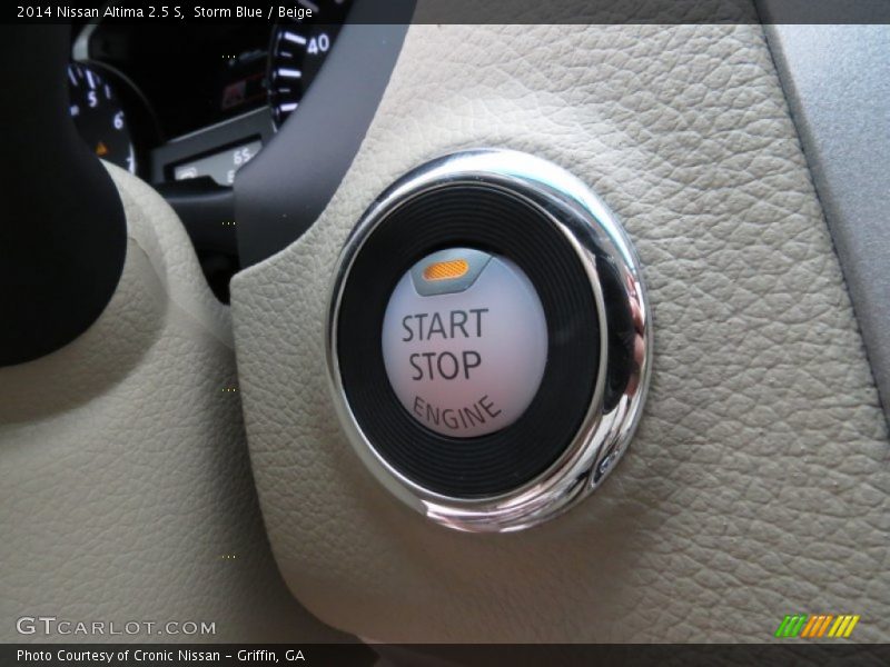 Storm Blue / Beige 2014 Nissan Altima 2.5 S