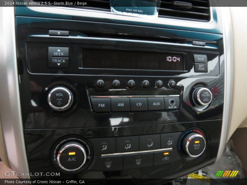 Storm Blue / Beige 2014 Nissan Altima 2.5 S