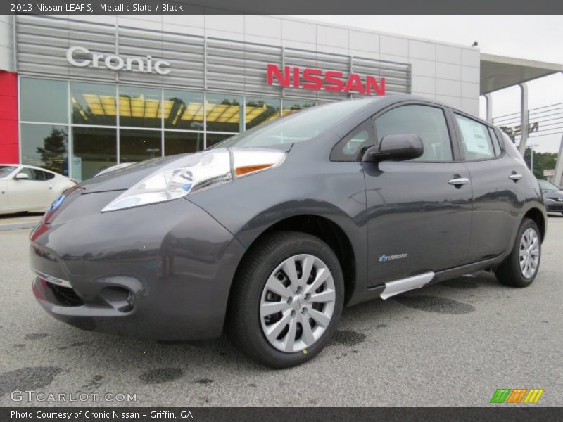 Metallic Slate / Black 2013 Nissan LEAF S