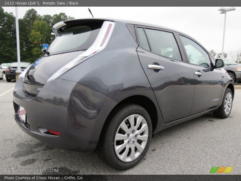 Metallic Slate / Black 2013 Nissan LEAF S