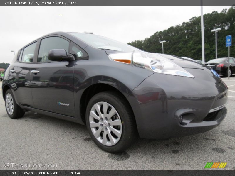 Metallic Slate / Black 2013 Nissan LEAF S