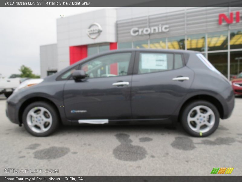 Metallic Slate / Light Gray 2013 Nissan LEAF SV