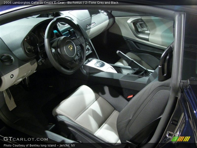 2-Tone Grey and Black Interior - 2006 Gallardo Coupe E-Gear 