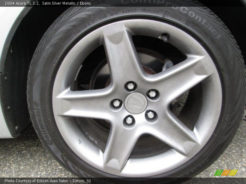 Satin Silver Metallic / Ebony 2004 Acura TL 3.2