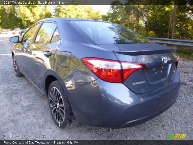 Slate Metallic / Black 2014 Toyota Corolla S