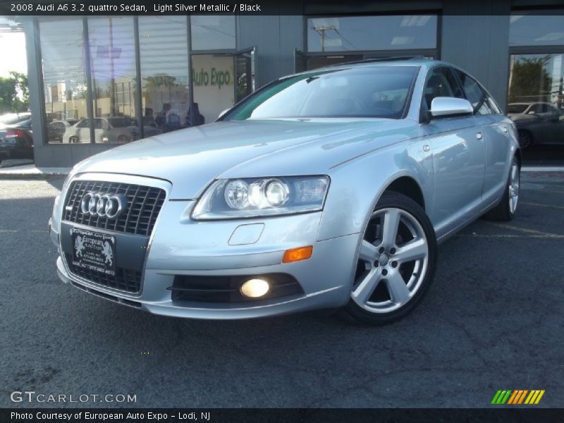 Light Silver Metallic / Black 2008 Audi A6 3.2 quattro Sedan