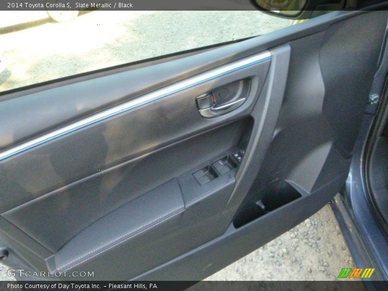Slate Metallic / Black 2014 Toyota Corolla S