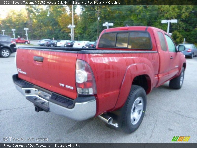 Barcelona Red Metallic / Graphite 2014 Toyota Tacoma V6 SR5 Access Cab 4x4