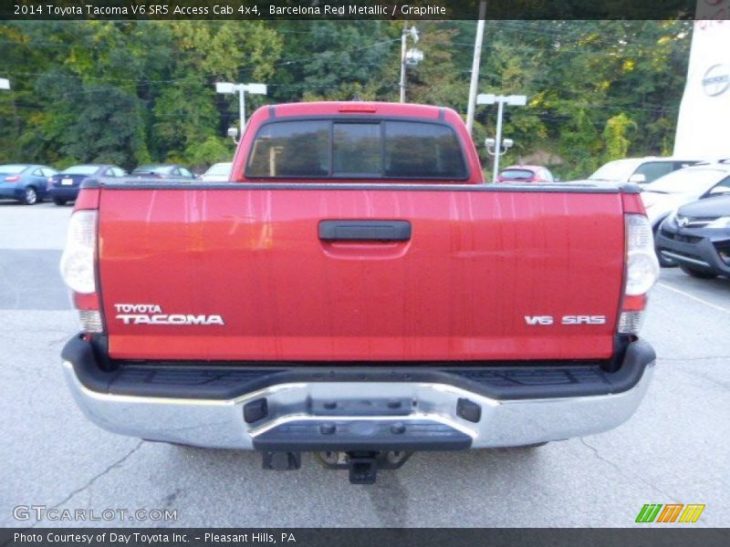 Barcelona Red Metallic / Graphite 2014 Toyota Tacoma V6 SR5 Access Cab 4x4