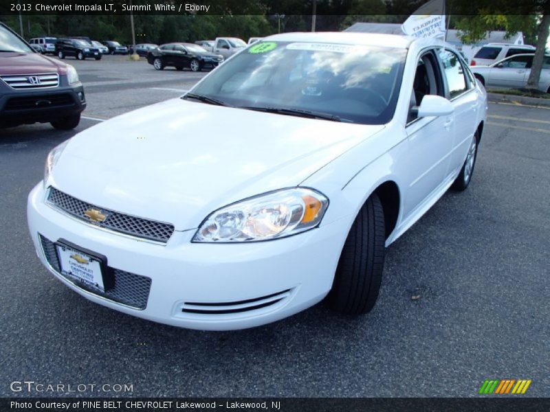 Summit White / Ebony 2013 Chevrolet Impala LT