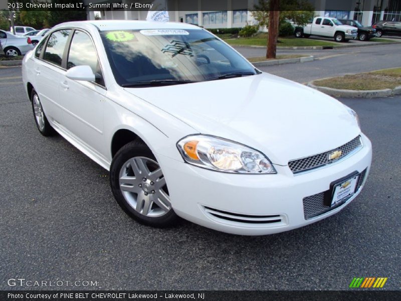 Summit White / Ebony 2013 Chevrolet Impala LT