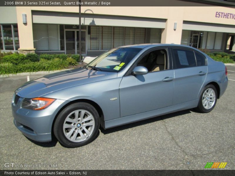 Quartz Blue Metallic / Beige 2006 BMW 3 Series 325xi Sedan