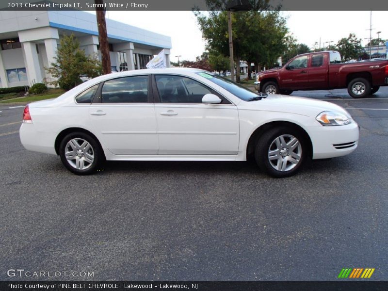 Summit White / Ebony 2013 Chevrolet Impala LT