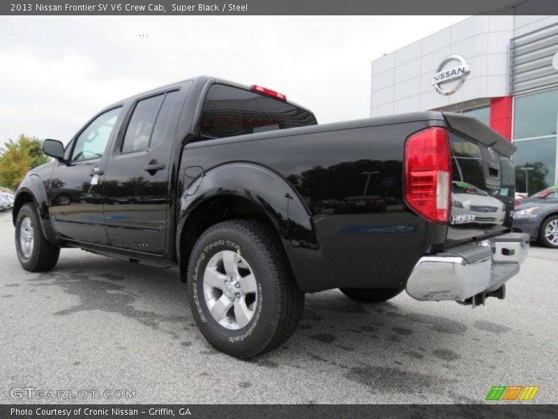 Super Black / Steel 2013 Nissan Frontier SV V6 Crew Cab