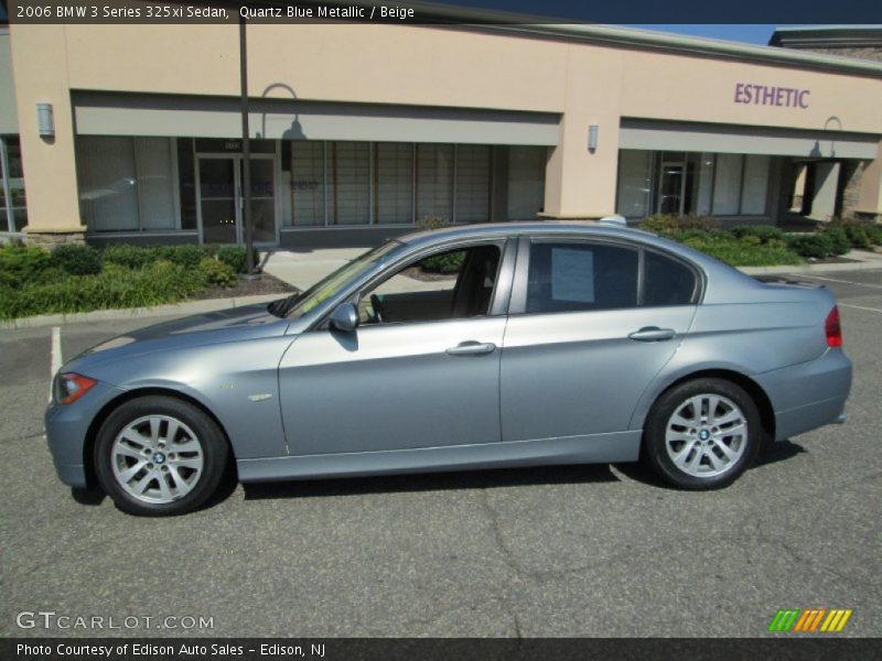 Quartz Blue Metallic / Beige 2006 BMW 3 Series 325xi Sedan