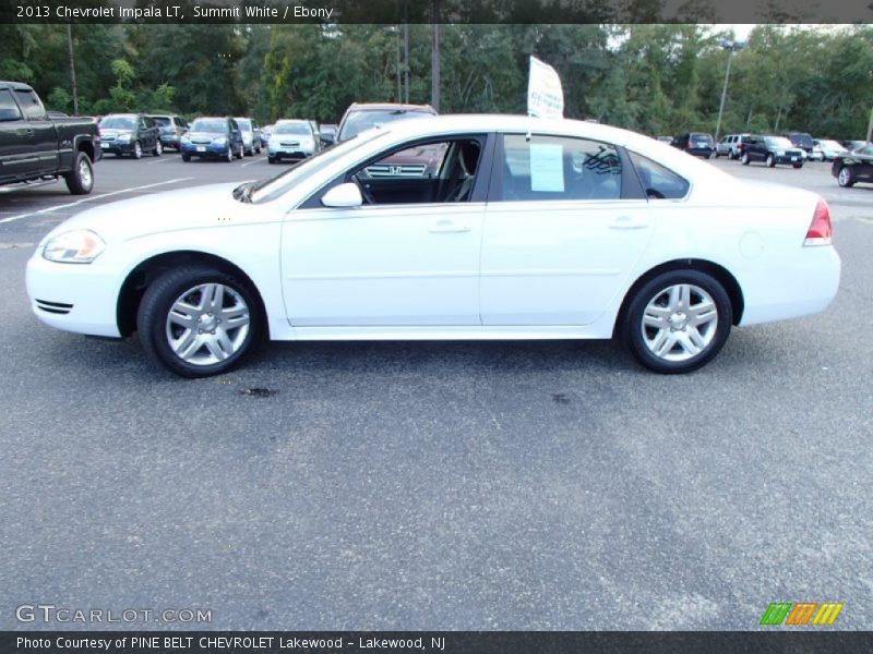 Summit White / Ebony 2013 Chevrolet Impala LT
