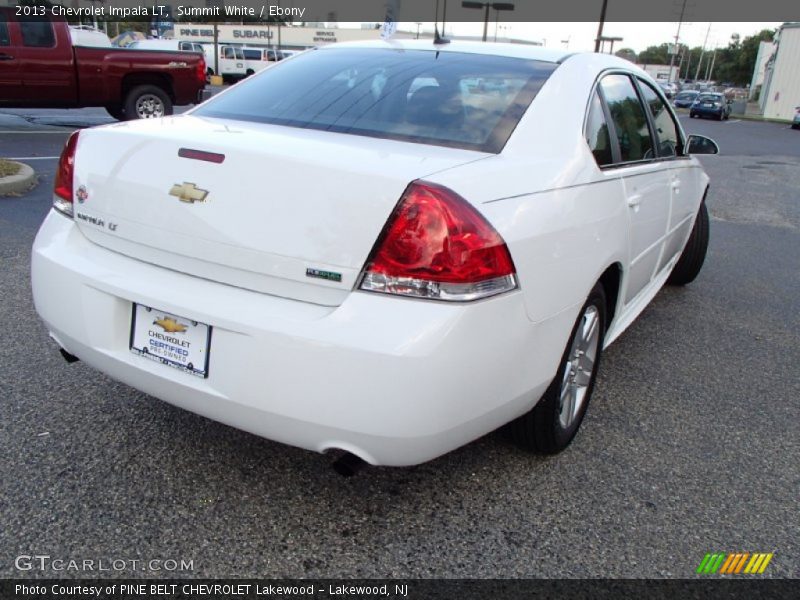 Summit White / Ebony 2013 Chevrolet Impala LT