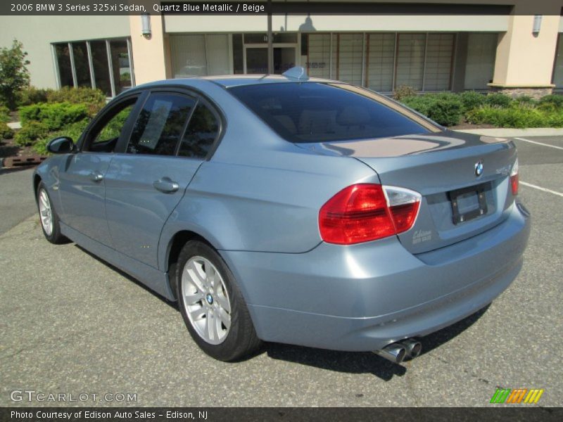 Quartz Blue Metallic / Beige 2006 BMW 3 Series 325xi Sedan