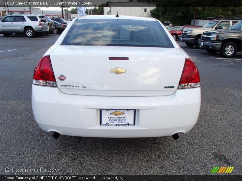 Summit White / Ebony 2013 Chevrolet Impala LT