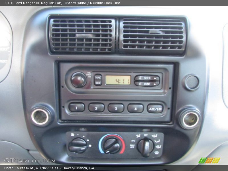 Oxford White / Medium Dark Flint 2010 Ford Ranger XL Regular Cab