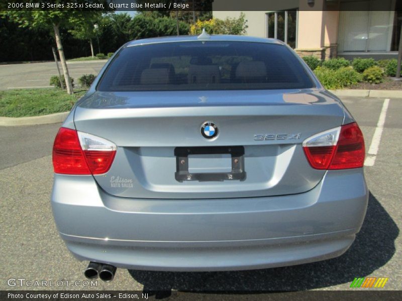 Quartz Blue Metallic / Beige 2006 BMW 3 Series 325xi Sedan